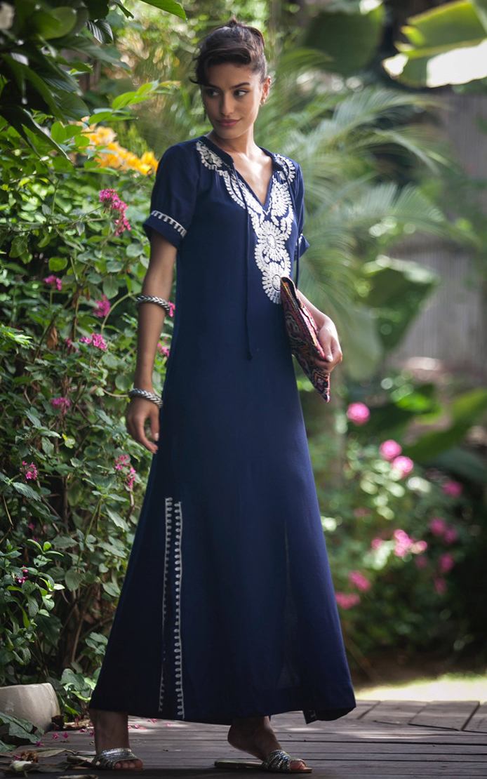 F4751 Hippie Abaya Oversize Womens Maxi Dress